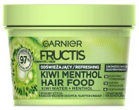 GARNIER - FRUCTIS - Kiwi Menthol Hair Food - Refreshing Hair Mask - Odświeżająca maska do włosów suchych, tłustych u nasady - Kiwi Mentol - 400 ml
