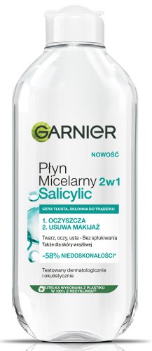 GARNIER - Salicylic Micellar Water with salicylic acid for oily, acne-prone skin - 400 ml