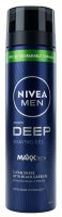 Nivea - Men - Deep Clean Shave - Shaving Gel Black Carbon - Shaving Gel with Activated Carbon - 200 ml