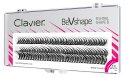 Clavier - BeVshape - Fishtail Eyelashes - Tufts of eyelashes - Swallows - Curl B - MIX 10/12/14 mm - MIX 10/12/14 mm