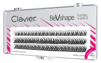 Clavier - BeVshape - Fishtail Eyelashes - Tufts of eyelashes - Swallows - Curl B - MIX 9/10/11 mm - MIX 9/10/11 mm