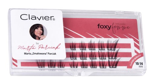 Clavier - Foxy Femme Eyelashes by Marta „Zmalowana” Parciak - צֶבֶר רִיסִים 10-14 מ"מ - 24 יח'