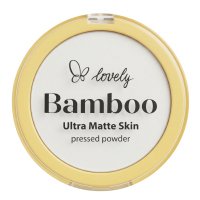 Lovely - Bamboo Pressed Powder - Matujący puder bambusowy do twarzy - 9 g