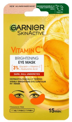 GARNIER - Skin Naturals - Vitamin C - Brightening Eye Mask - 1 pair