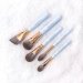 Boho Beauty - BLUE - Face Makeup Brush Set - Set of 5 face makeup brushes