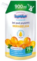 Bambino - RODZINA - Hiperdelikatny żel pod prysznic o zapachu mirabelki - Uzupełnienie - 900 ml