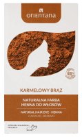ORIENTANA - BIO HENNA - 100% Natural Herbal Hair Dye for Long Hair - Caramel Brown - 100 g