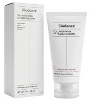 Biodance - Collagen Mask To Foam Cleanser - Maska i pianka do mycia twarzy 2w1 - 150 ml 