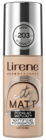 Lirene - City Matt Mattifying Foundation - 30 ml - 203 LIGHT - 203 LIGHT