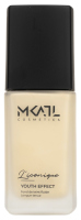 Make-Up Atelier Paris - L'iconigue - Age Control / Youth Effect Fluid Foundation - Hydratační podkladová báze na obličej proti známkám stárnutí - Voděodolný - YTH 1Y - 40 ml - YTH 1Y - 40 ml