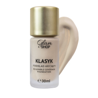 Glam SHOP - Klasyk - Buildable Coverage Foundation - Face Foundation - 30 ml - Oliwka 0 - Oliwka 0