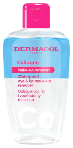 Dermacol - Collagen Waterproof Eye & Lip Make-Up Remover - Dwufazowy płyn do wodoodpornego demakijażu oczu i ust - 150 ml