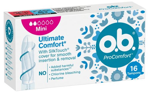 o.b. - ProComfort - Mini - Tampony - 16 szt 