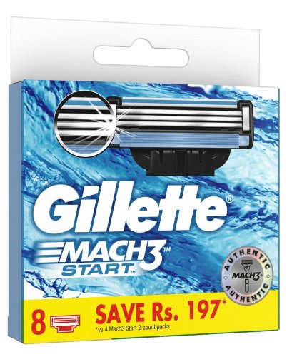 Gillette - Mach3 Start - Wkłady do maszynki do golenia - 8 szt