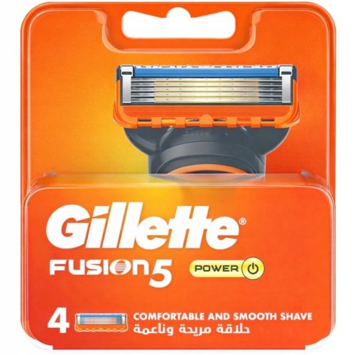 Gillette - Fusion5 Power - Replacement Razor Blades - 4 pcs
