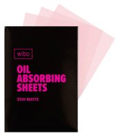 WIBO - Oil Absorbing Sheets - Bibułki matujące - 40 sztuk 