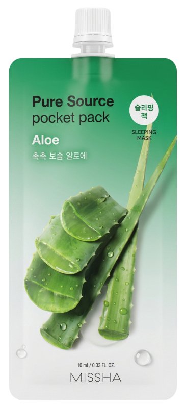 MISSHA Aloe Sleeping Mask  Hydrating Overnight Face Care