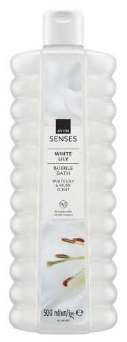 AVON - SENSES - White Lily Bubble Bath - Płyn do kąpieli - Białe Lilie - 500 ml