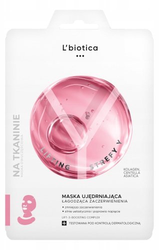 L'biotica - Zone Y Lifting - Firming Mask for Face, Neck and Décolleté, Redness Soothing