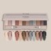 Lovely - NUDE Makeup Kit - Paleta 12 cieni do powiek - 13 g