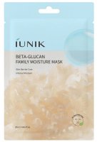 iUNIK - Beta-Glucan - Family Moisture Mask - Nawilżająca maska do twarzy w płacie - 25 ml