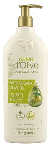 Dalan - d'Olive - Nourishing Lotion With Organic Olive Oil - Odżywczy balsam do dłoni, twarzy i ciała - 400 ml 