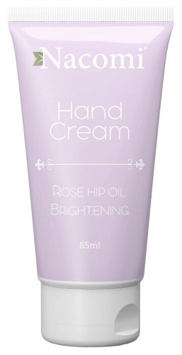 Nacomi - Brightening - Hand Cream - Rose Hip - Naturalny krem do rąk - Wygładzenie i rozjaśnienie - 85 ml