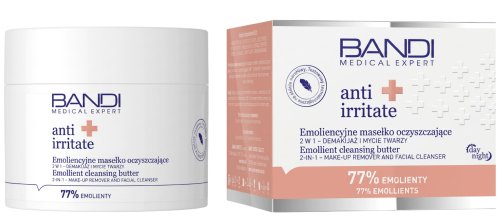 BANDI MEDICAL EXPERT - Anti Irritate + - Emollient Cleansing Butter - Emoliencyjne masełko oczyszczające do demakijażu i mycia twarzy - 90 ml