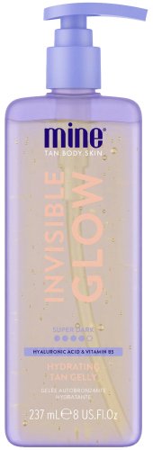MineTan - INVISIBLE GLOW - Hydrating Tan Gelly - Nawilżający żel samoopalający - Super Dark - 237 ml