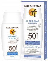 KOLASTYNA - Ultra Mat Fluid UV - Ultralekki, niewidoczny fluid przeciwsłoneczny do twarzy SPF50+ - Wysoko wodoodporny - 40 ml
