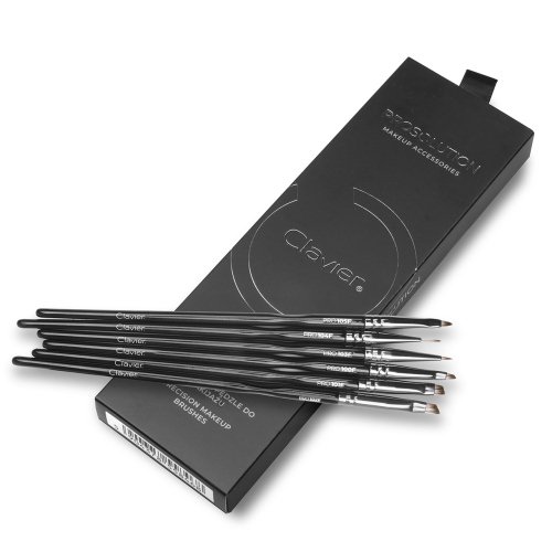 Clavier - Prosolution - Precision Makeup Brushes - Zestaw 6 pędzli do makijażu 