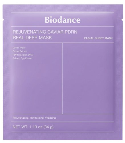 Biodance - Rejuvenating Caviar PDRN - Real Deep Mask - Face mask with PDRN and caviar extract - 1 pc