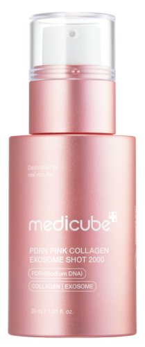 Medicube - PDRN Pink Collagen Exosome Shot 2000 - Firming facial serum with microneedles - 30 ml
