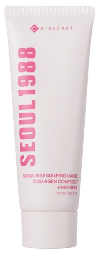 K-SECRET - Seoul 1988 - Sleeping Mask: Collagen Complex 7 + Red Bean - Regenerating Overnight Face Mask - 60 ml