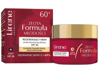 Lirene - Złota Formuła Młodości - Regenerujący krem przeciwzmarszczkowy 60+ SPF30 - 50 ml 