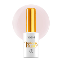 YOSHI - Rubber Base - Baza kauczukowa do paznokci UV / LED - 10 ml - No.3 - No.3