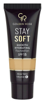Golden Rose - Stay Soft - Smooth Hydrating Foundation SPF15 - Moisturizing face foundation - 35 ml  - 209 - 209