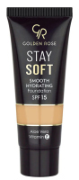 Golden Rose - Stay Soft - Smooth Hydrating Foundation SPF15 - Moisturizing face foundation - 35 ml  - 210 - 210