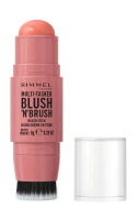 RIMMEL - Multi-Tasker - Blush'N'Brush - Kremowy róż w sztyfcie - 8 g  - 100 COTTON CANDY - 100 COTTON CANDY