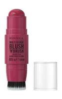 RIMMEL - Multi-Tasker - Blush'N'Brush - Kremowy róż w sztyfcie - 8 g  - 200 FUSHIA GLAM - 200 FUSHIA GLAM