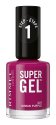 RIMMEL - SUPER GEL - Żelowy lakier do paznokci - 12 ml - 025 URBAN PURPLE - 025 URBAN PURPLE