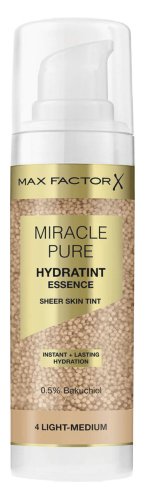 Max Factor - Miracle Pure - Hydratint Essence - Sheer Skin Tint - Lightweight Foundation/Face Tint - 30 ml 