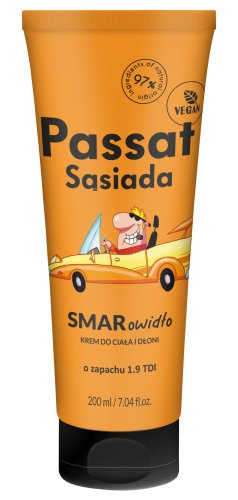 LaQ - Shots! - Body and Hand Cream - SMARowidło- Passat Sąsiada - 200 ml 