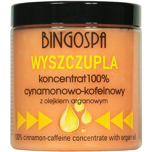 Bingospa - 100% Cinnamon-Caffeine Concentrate With Argan Oil - Koncentrat wyszczuplający cynamonowo-kofeinowydo ciała - 250 g
