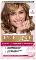L'Oréal - EXCELLENCE Creme - 7 BLONDE - Koloryzacja do włosów z potrójną pielęgnacją - Blond