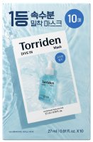 Torriden - DIVE IN - Mask Pack - Set of moisturizing sheet masks - 10 x 27 ml