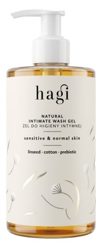 Hagi - Natural Intimate Wash Gel - Naturalny żel do higieny intymnej - 300 ml