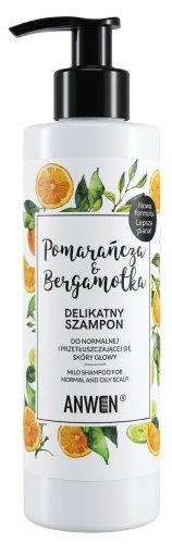 ANWEN - Orange & Bergamot - Gentle Shampoo for normal and oily scalp - 200 ml