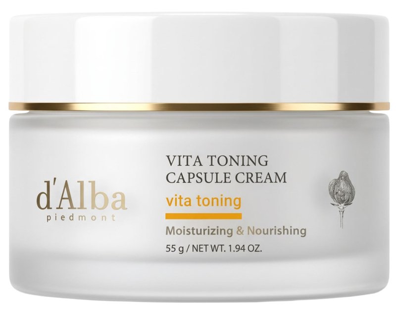 d'Alba Vita Toning Capsule Cream – Moisturize & Brighten