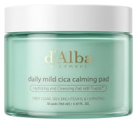 d'Alba - Daily Mild Cica Calming Pad - Soothing Toning Pads - 50 pcs / 165 ml